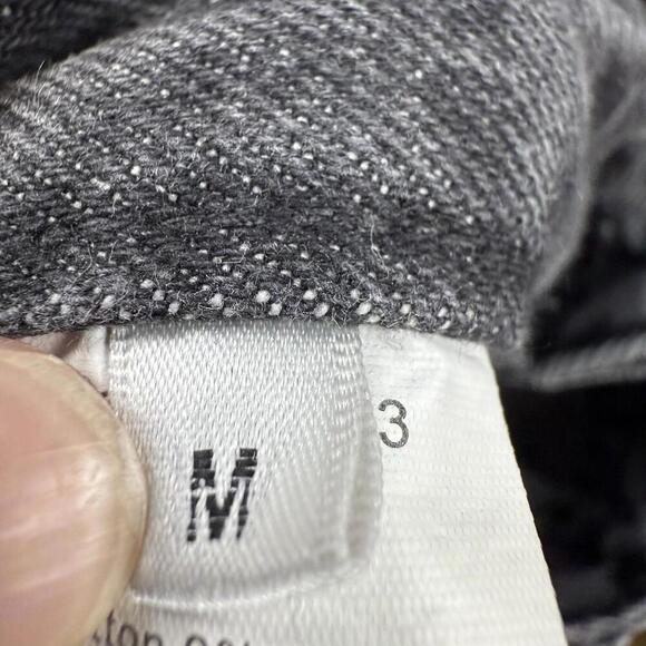 S.Deer Black Distressed Ripped Crop Jeans Women W30(M) Raw Hem Grunge Y2K Ankle - Picture 8 of 13